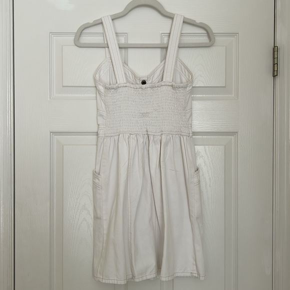 White denim mini dress - Picture 2 of 2